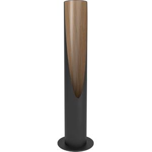 EGLO LED Tafellamp Barbotto | 1X GU10 4.5W 3000K Zwart/eiken