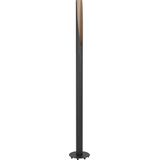 EGLO Barbotto Vloerlamp - Zwart/Bruin - Staal/Hout - 136,5 cm
