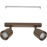 EGLO - Camaldoli - Spot - Donker Brons - GU10 - 30 cm - Kantelbaar