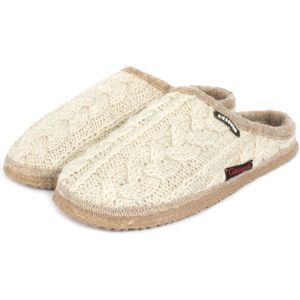 Huisschoenen - Neudau - Zwart - Knitwear - Platte Hak