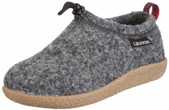 Giesswein Vent Pantoffel van wol met uitneembare zool unisex