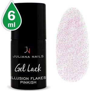 Juliana Nails Gel Lack Glitter/Shimmer Illusion Flakes Pinkish 6 ml