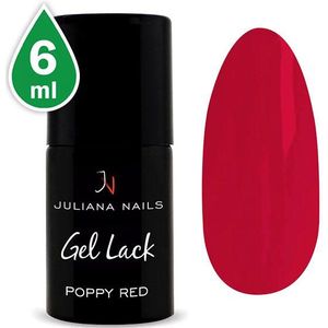 Juliana Nails Gel Lack Poppy Red, Flasche 6 ml