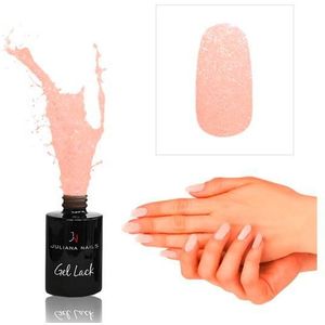 Juliana Nails Gel Lack Glitter/Shimmer Glitter Zartrosa, Flasche 6 ml