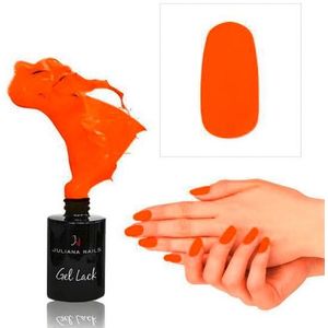 Juliana Nails Gel Lack Neon Helder oranje, flesje 6 ml