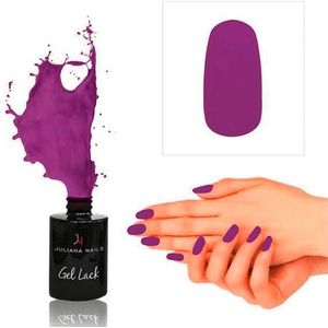Juliana Nails Gel Lack Neon Helder violet, flesje 6 ml