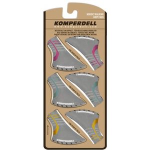 Komperdell Nordic Walking 2-Color Vulcanized Pads 3-Pack (zwart)