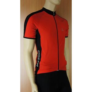 Loffler - Hotbond FZ - Fietsshirt - Rood - Korte Mouwen - Heren