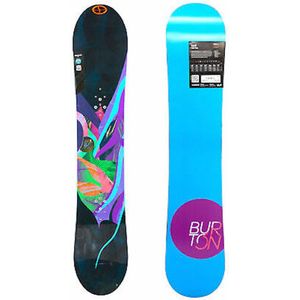 Burton Snowboard - Lux Flat Top - Baby Blue / Multi - Maat 139 - Dames