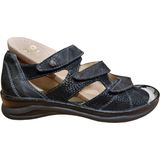 FIDELIO art 496016 sandaal dichte hiel ZWART