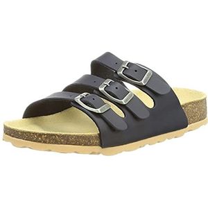 Superfit Jungen FUSSBETTPANTOFFEL Hausschuhe, BLAU 8000