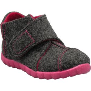 Superfit Meisje Happy hoge pantoffels, Grijs Roze 0200, 20 EU