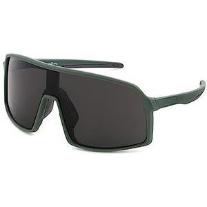 Basley Sportieve 8308-S-37 zonnebril voor heren, groen, normaal, groen, One Size