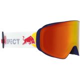 Red Bull Spect Eyewear Sneeuwbril JAM-06, blauw/bruin met rode spiegel