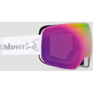 Red Bull Spect Eyewear Sneeuwbril CHUTE-03, wit/bordeaux sneeuw, paars met bordeauxrode spiegel, S.2, HIGH CONTRAST