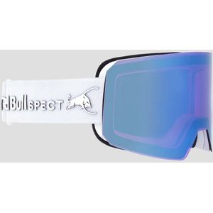 Red Bull Spect Eyewear Sneeuwbril REIGN-03, wit/lichtblauw sneeuw, paars met lichtblauwe spiegel, S.2, HIGH CONTRAST