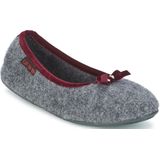 Giesswein Hohenau platte pantoffels voor dames, Leisteen 017