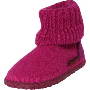 Giesswein - Kramsach Kids - Pantoffel - Fuchsia - 100% Wol - Antislip Zool