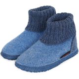 GIESSWEIN Kramsach Kinderschoenen - Capriblau - 100% Scheerwol - Antislip Zool
