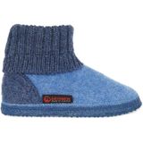 GIESSWEIN Kramsach Kinderschoenen - Capriblau - 100% Scheerwol - Antislip Zool
