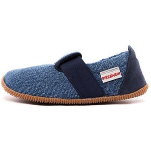 Giesswein Söll - Slim Fit Meisjes Lage gymschoenen, Donker Jeans 528, 36 EU