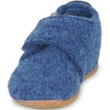 Huisschoenen - Oberstaufen - Wol - Mélange - Velcro Sluiting - Platte Hak