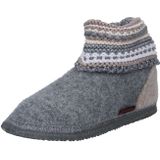 Huisschoenen - Kiel - Mélange - Vilt - Profielzolen - Gesloten