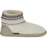 Giesswein Sloffen - Beige - Grijs - Wol - Rubber - Wasbaar op 30 Graden