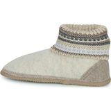 Giesswein Sloffen - Beige - Grijs - Wol - Rubber - Wasbaar op 30 Graden