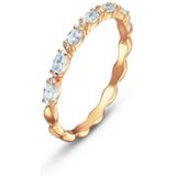 Swarovski - Vittore Rosegold Ring - Dames Ring - Roségoud - RVS