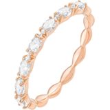 Swarovski - Vittore Rosegold Ring - Dames Ring - Roségoud - RVS