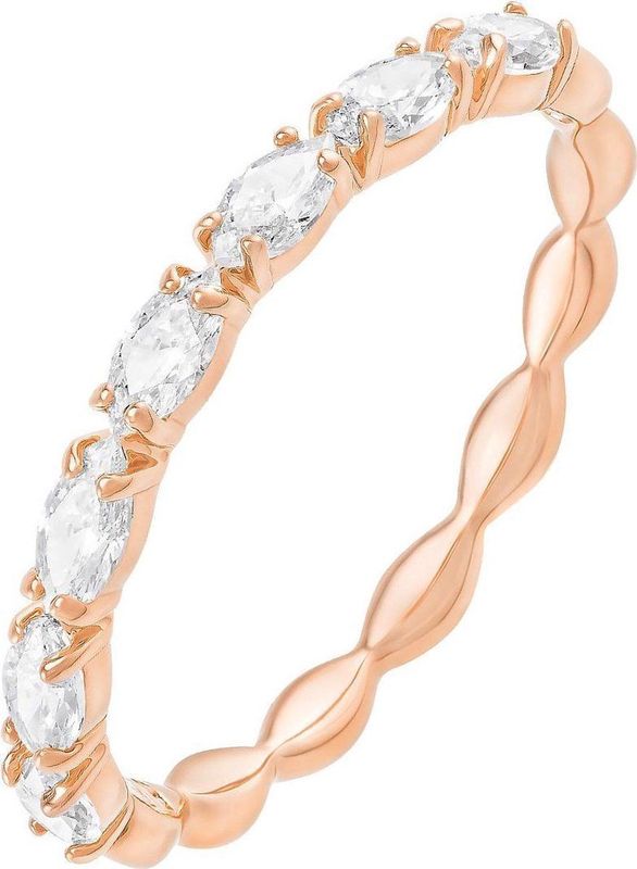 Swarovski - Vittore Rosegold Ring - Dames Ring - Roségoud - RVS