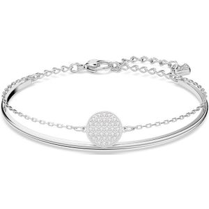 Swarovski Ginger - Armband - Kristal - Gerhodineerd Metaal - Kleurloos