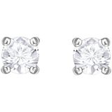 Swarovski - Attract Round Oorbellen - Zilver - Metaal