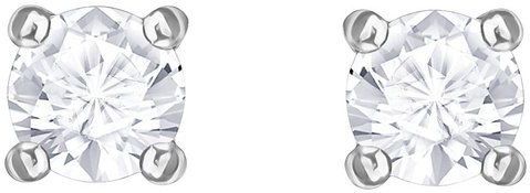 Swarovski - Attract Round Oorbellen - Zilver - Metaal