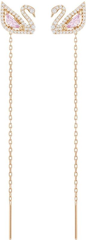 Swarovski - Dazzling Swan - Oorstekers - Rosekleurig