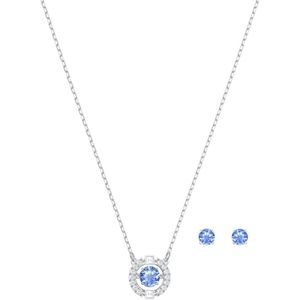 Swarovski - Sparkling Dance Set - Ronde Slijpvorm - Blauw - Rodium Toplaag