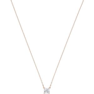 Swarovski ronde geslepen witte kristallen hanger ketting met sterrenbeeld, Kristal