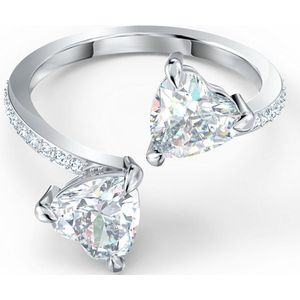 Swarovski 5512854 - Attract Soul Ring Hrt - Zilverkleur - Ring - maat 55
