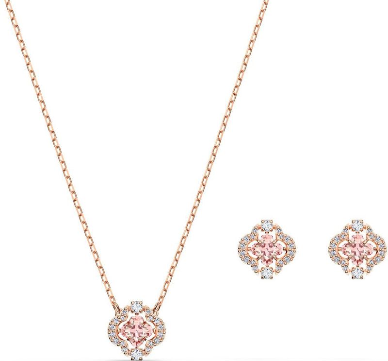 Swarovski - Sparkling Dc Set Clover - Rosékleur - Set