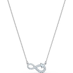 Swarovski - Swa Infinity Necklace - Zilverkleur - Ketting