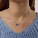 Swarovski Dames Ketting Metaal Zilverkleurig