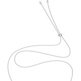 Swarovski - Sparkling Dc - Ketting - Zilverkleurig - 80 cm - Swarovski 5564432