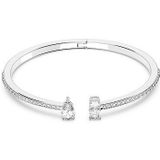 Swarovski - Attract Cuff - Sieraad - Wit - Kristallen - Rhodium Plated