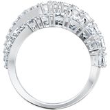 Swarovski Twist - Dames Ring - Zilver