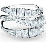 Swarovski Twist - Dames Ring - Zilver