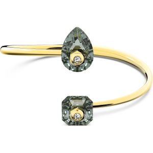 Swarovski Numina Armband, Verschillende Slijpvormen, Grijs, Goudkleurige Toplaag