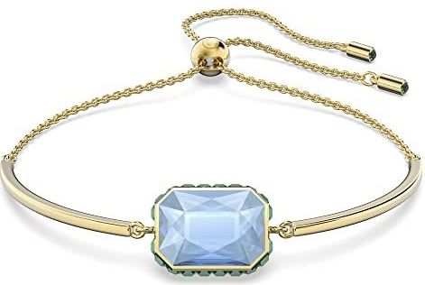 Swarovski - Orbita Armband - Meerkleurig - Goudkleurige Toplaag - Octagon-Slijpvorm