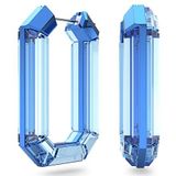 Swarovski Lucent Ringoorbellen, Statement, Blauw