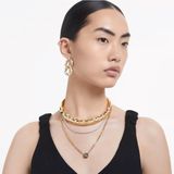 Swarovski - Dextera Collectie III - Oorhangers - Geel - Verguld - Pavé-techniek